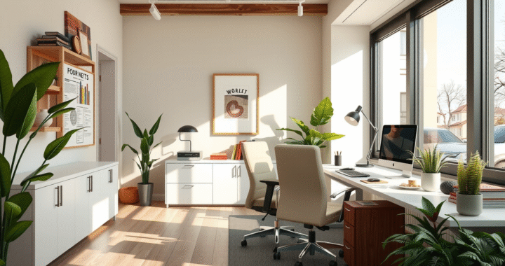 Oficina en casa moderna: cómo crear el espacio perfecto para trabajar desde casa