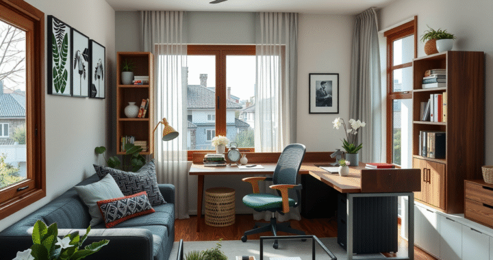 Consejos para crear una oficina en casa en un espacio pequeño