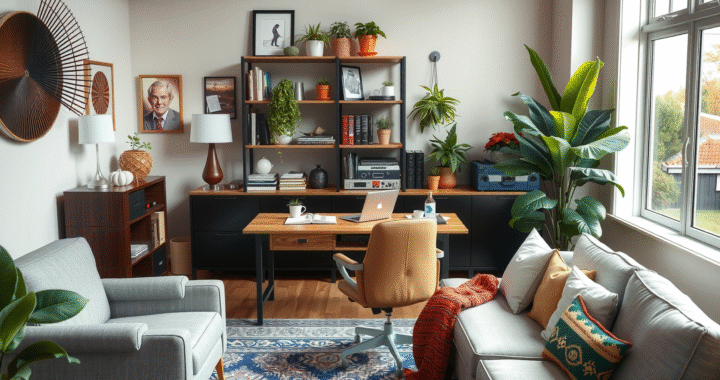 Ideas de decoración para tu oficina en casa: ¡transforma tu espacio de trabajo!