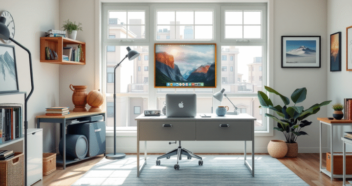 7 ideas para crear un espacio de trabajo en casa funcional y productivo