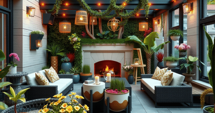10 ideas de decoración para terrazas que transformarán tu espacio al aire libre