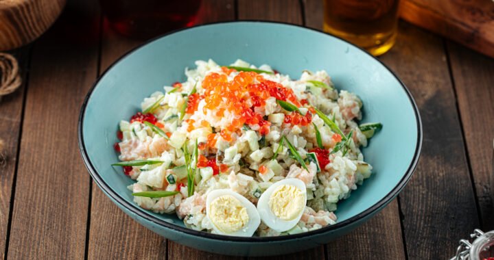 Receta de ensaladilla de arroz: ¡Delicioso y fácil de preparar!