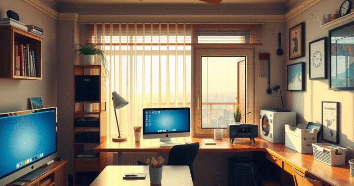 Trabajo de oficina en casa: cómo ser productivo y organizado desde tu hogar