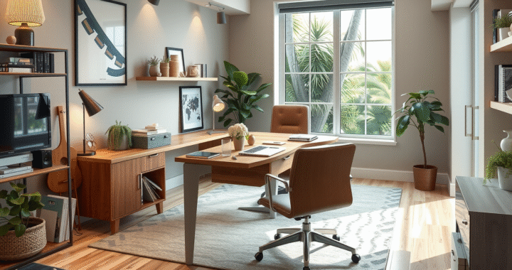 Oficinas de casa: cómo crear un espacio productivo y funcional en tu hogar