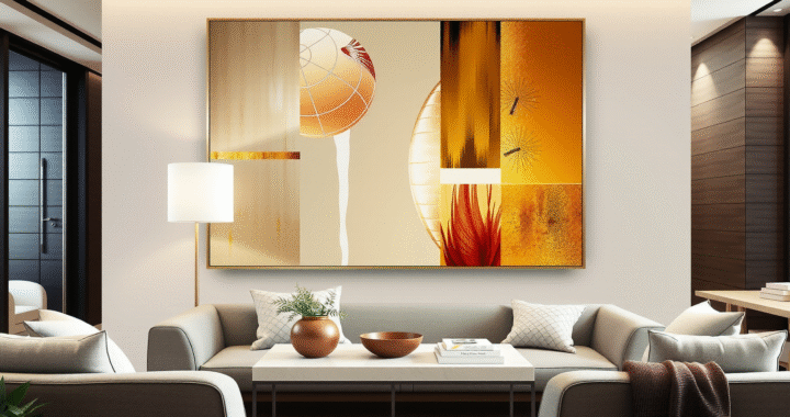 Cuadro minimalista moderno: la tendencia decorativa que triunfa en el diseño de interiores