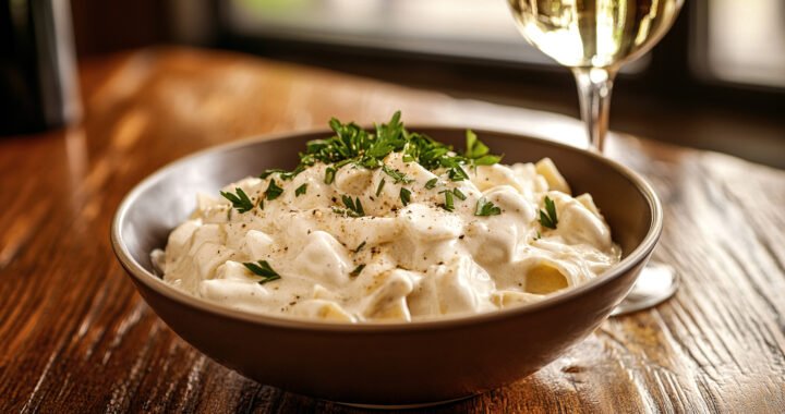 Receta fácil y deliciosa de salsa Alfredo casera para pasta