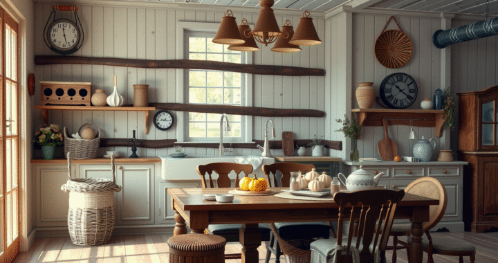 Decoración farmhouse: ideas y tendencias para darle un toque rústico a tu hogar