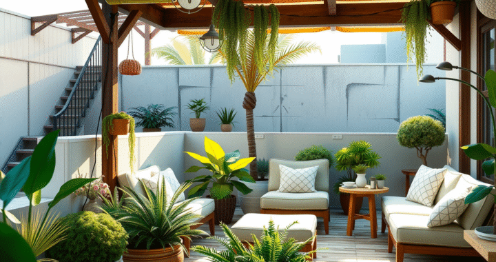 Terrazas pequeñas techadas: Ideas creativas para aprovechar al máximo tu espacio exterior