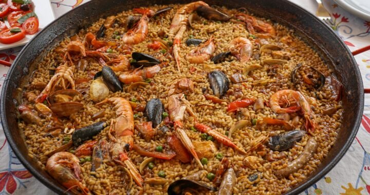 Receta de paella valenciana riquísima