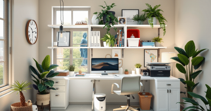 Oficina en casa pequeña: consejos para maximizar espacio y productividad