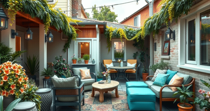 10 ideas de decoración para patios exteriores: ¡transforma tu espacio al aire libre!