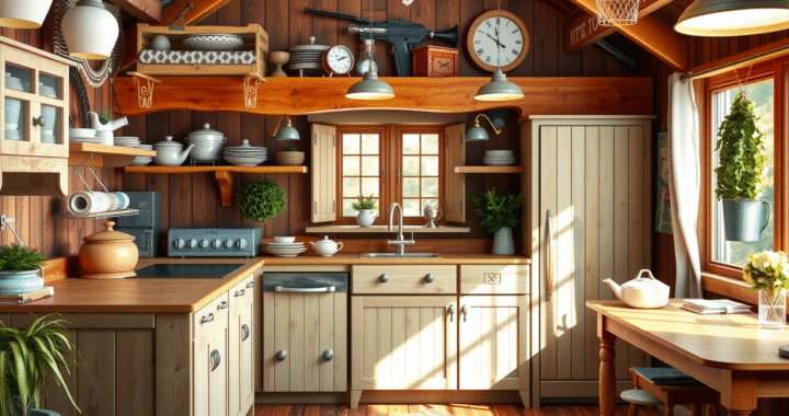 Cocinas decoradas rústicas: ideas y consejos para darle un toque campestre a tu hogar