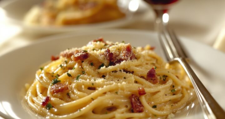 Receta fácil de espaguetis a la carbonara: delicioso plato italiano