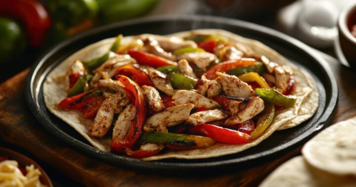 Receta de fajitas de pollo ¡deliciosas!