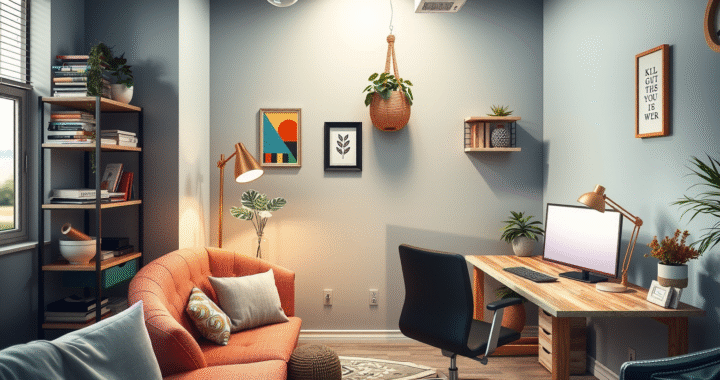 10 ideas para decorar un despacho pequeño de forma creativa y funcional