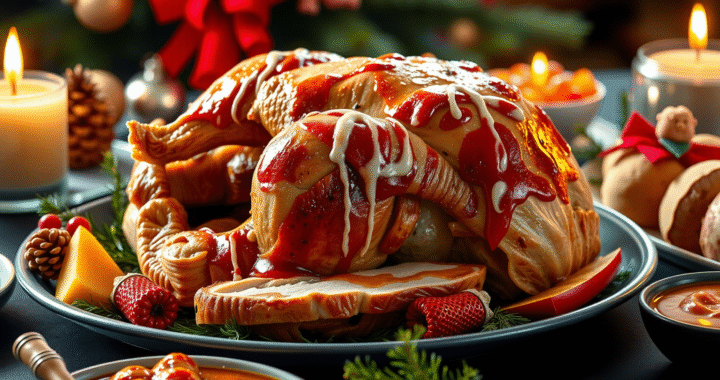 Pavo relleno navideño: la receta perfecta para sorprender en Navidad