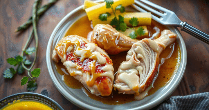Receta fácil de pollo a la mostaza: ¡delicioso y rápido de preparar!