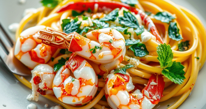 Receta de pasta con camarones: ¡disfruta de un delicioso plato de mariscos!